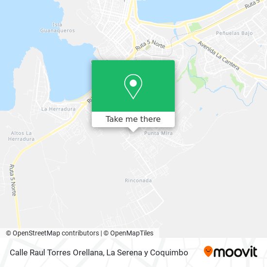 Mapa de Calle Raul Torres Orellana