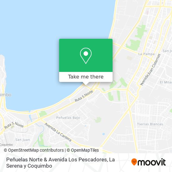Peñuelas Norte & Avenida Los Pescadores map