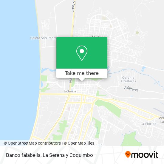 Banco falabella map