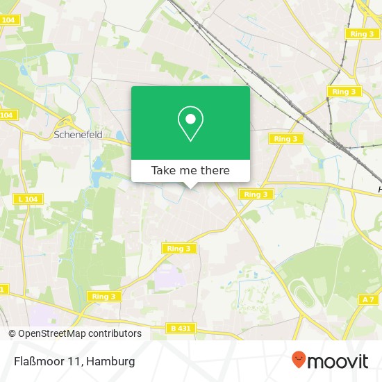 Flaßmoor 11 map
