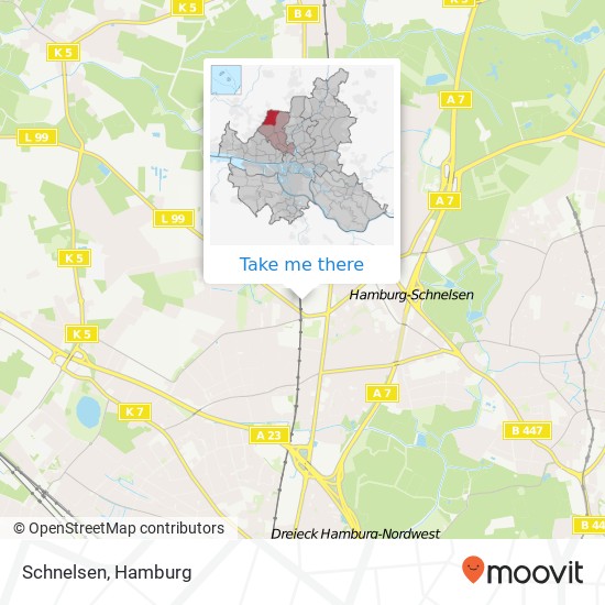 Карта Schnelsen