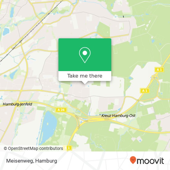 Meisenweg map