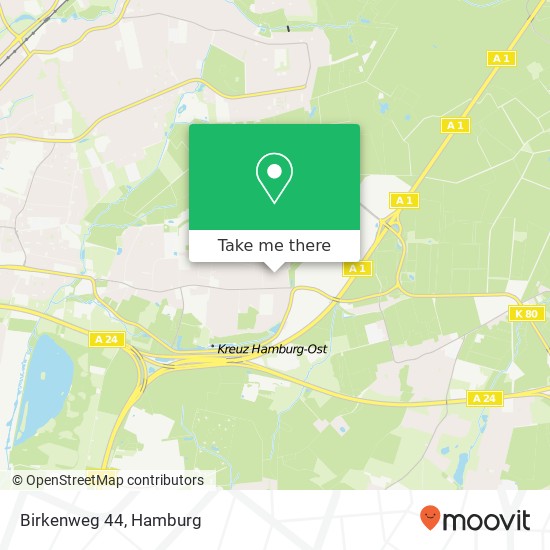 Карта Birkenweg 44
