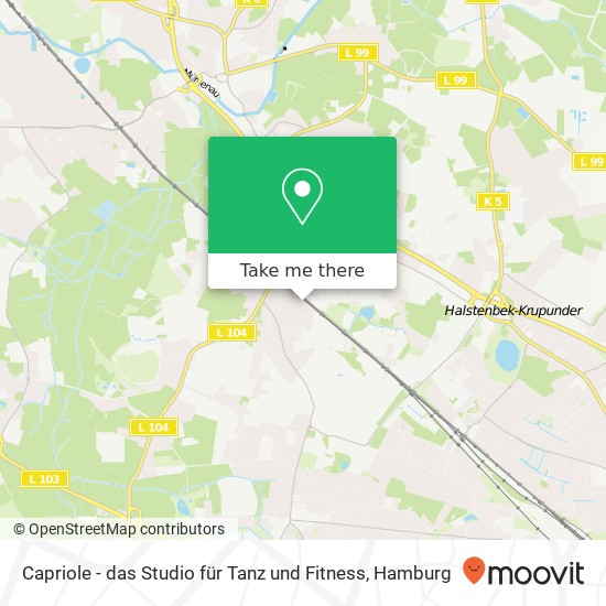 Карта Capriole - das Studio für Tanz und Fitness