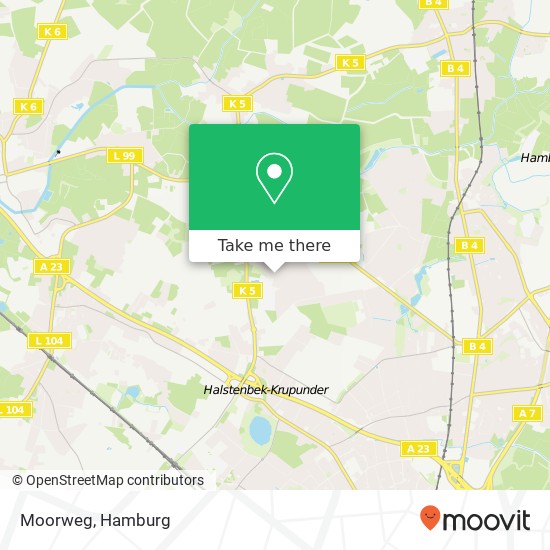 Moorweg map