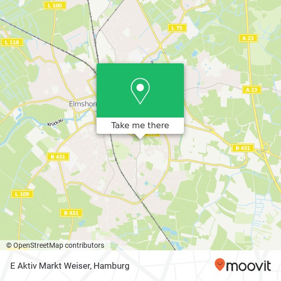 E Aktiv Markt Weiser map