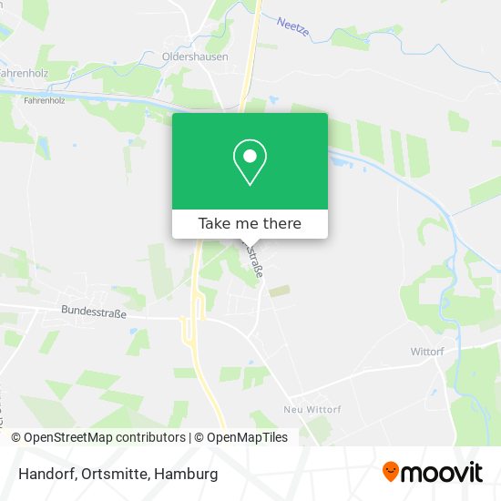 Карта Handorf, Ortsmitte