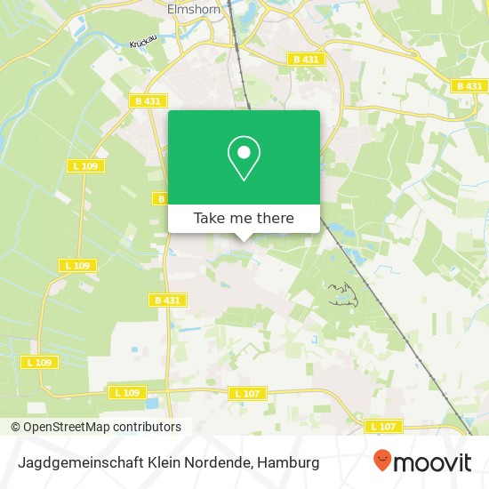 Карта Jagdgemeinschaft Klein Nordende