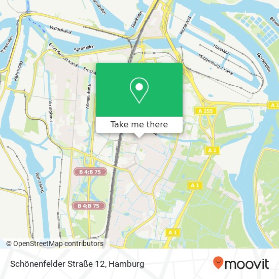 Карта Schönenfelder Straße 12
