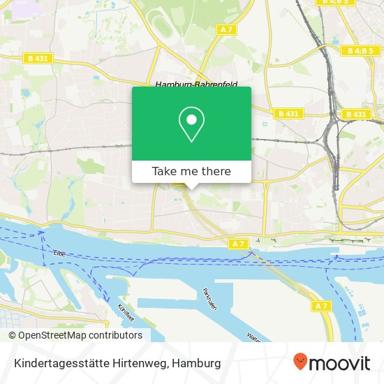 Карта Kindertagesstätte Hirtenweg