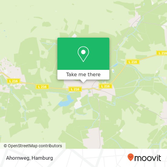 Ahornweg map