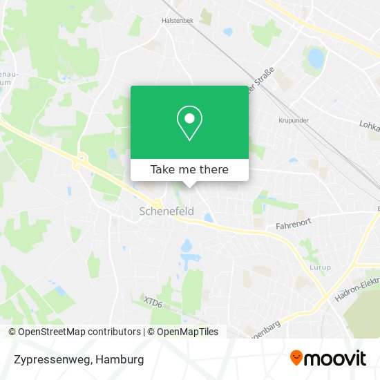 Zypressenweg map