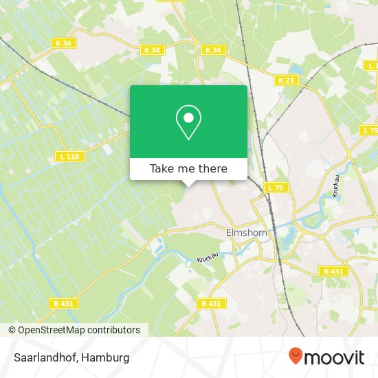 Saarlandhof map