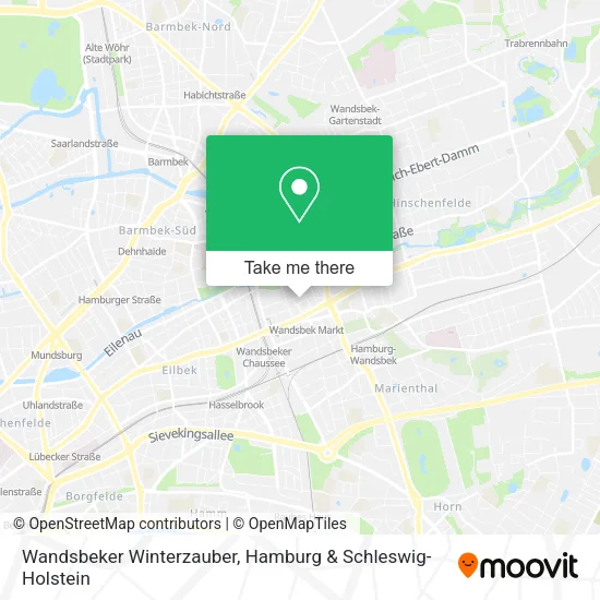 Карта Wandsbeker Winterzauber