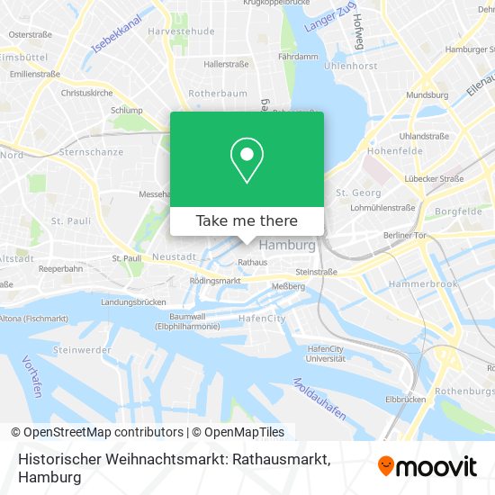 Historischer Weihnachtsmarkt: Rathausmarkt map