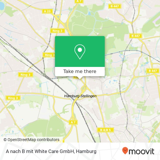 A nach B mit White Care GmbH map