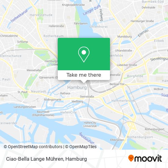 Ciao-Bella Lange Mühren map