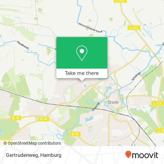 Gertrudenweg map