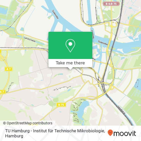 Карта TU Hamburg - Institut für Technische Mikrobiologie