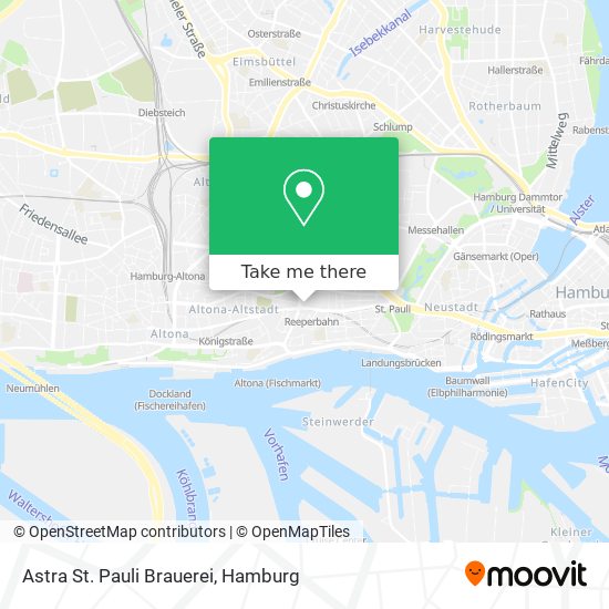 Astra St. Pauli Brauerei map