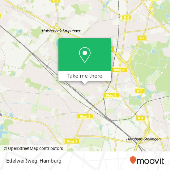 Edelweißweg map