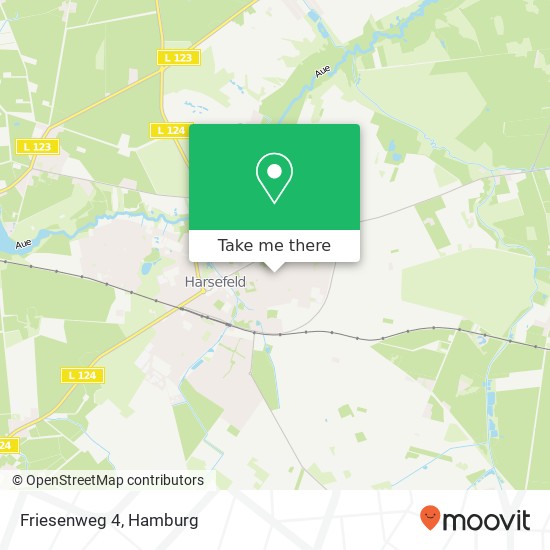 Friesenweg 4 map