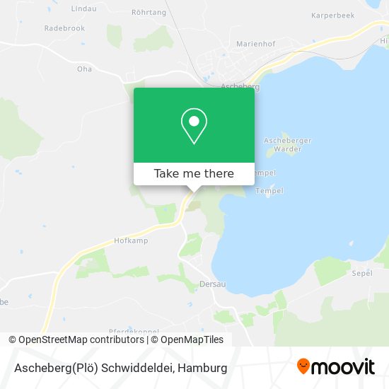 Ascheberg(Plö) Schwiddeldei map