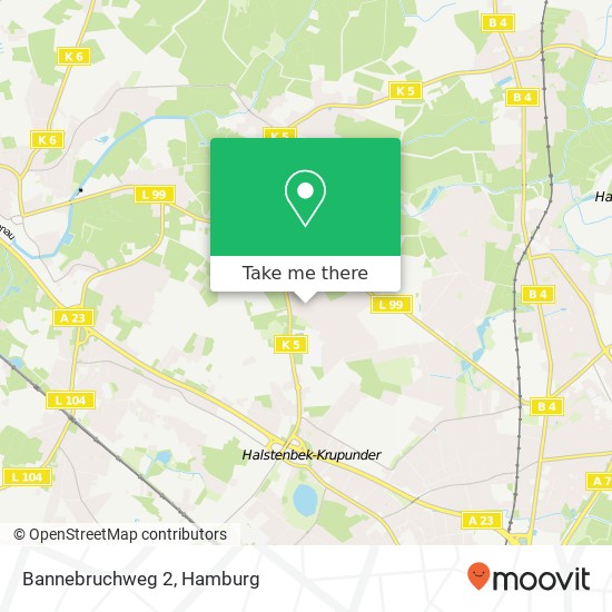 Bannebruchweg 2 map