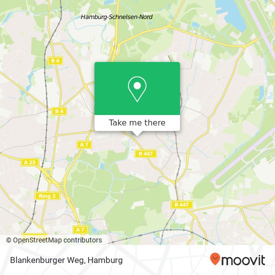 Blankenburger Weg map