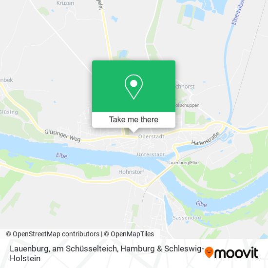Lauenburg, am Schüsselteich map