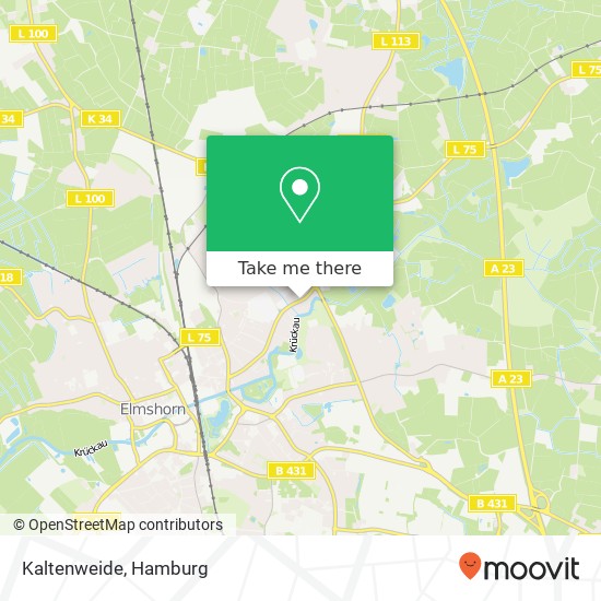 Kaltenweide map