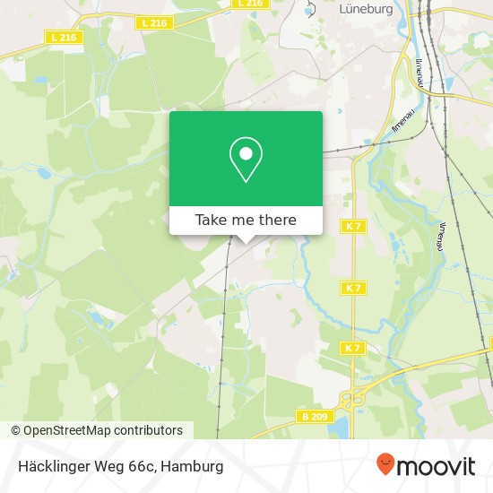 Häcklinger Weg 66c map