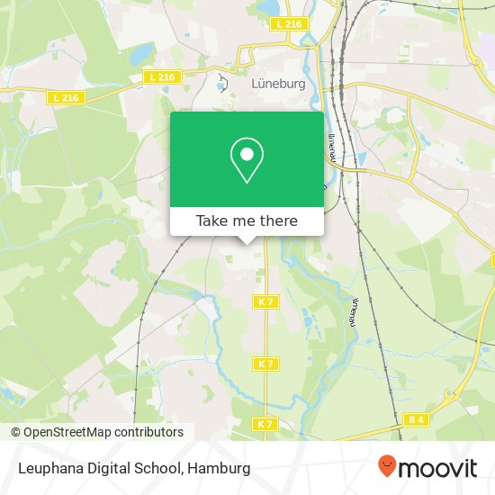 Leuphana Digital School map