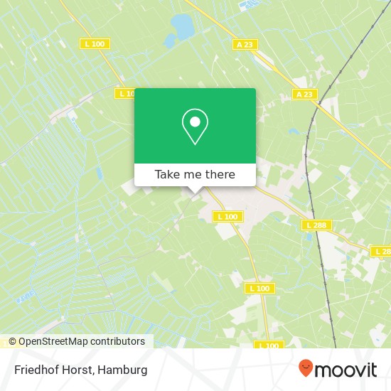 Friedhof Horst map