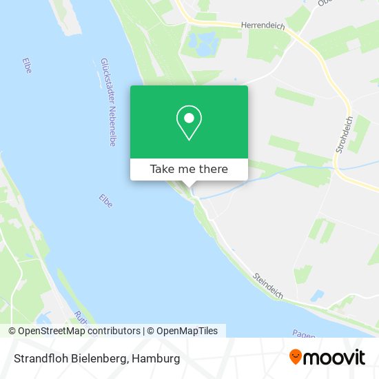 Strandfloh Bielenberg map