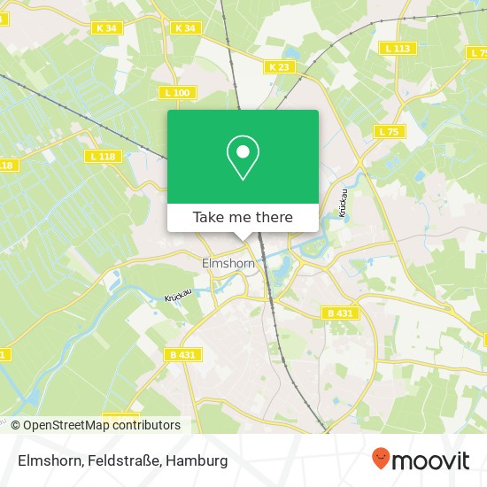 Elmshorn, Feldstraße map