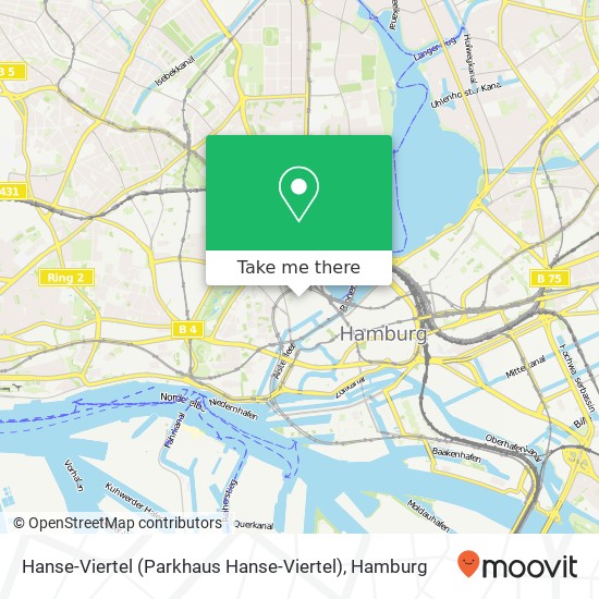 Hanse-Viertel (Parkhaus Hanse-Viertel) map