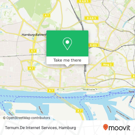 Ternum.De Internet Services map