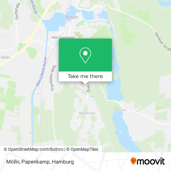 Карта Mölln, Papenkamp