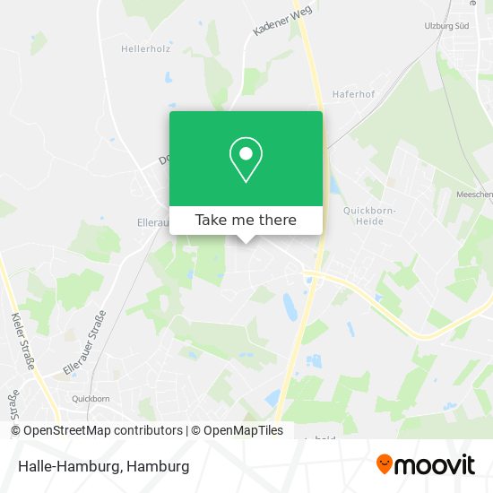 Halle-Hamburg map