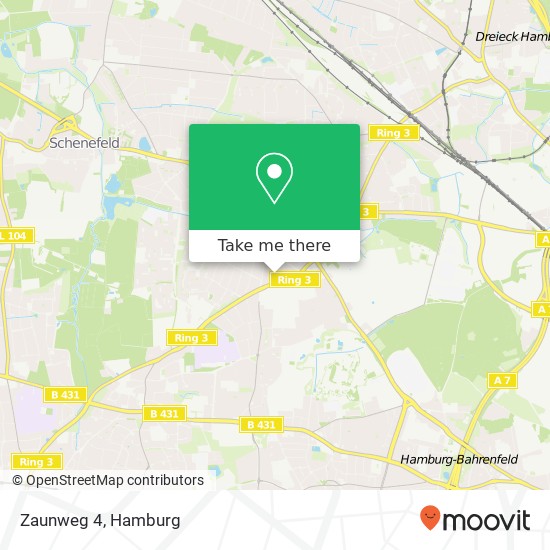 Zaunweg 4 map