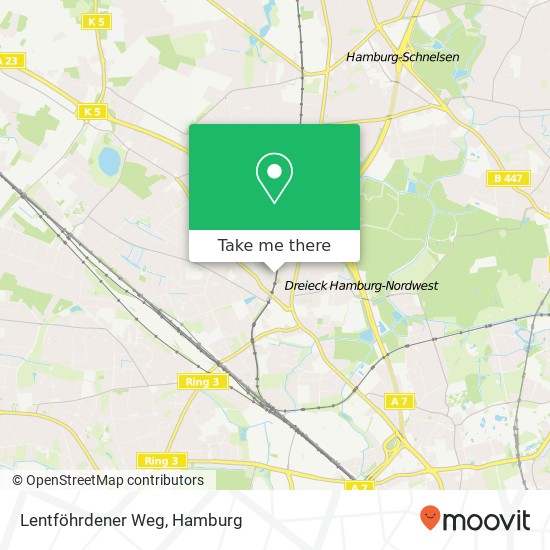 Карта Lentföhrdener Weg