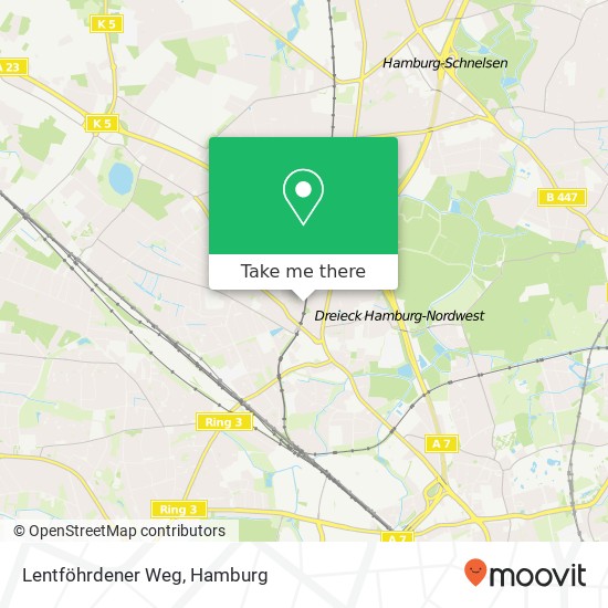 Lentföhrdener Weg map