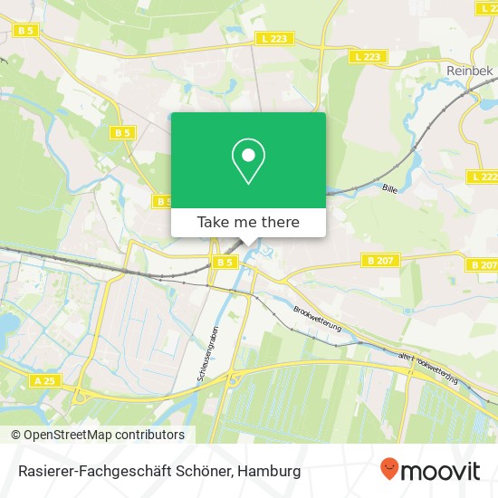 Rasierer-Fachgeschäft Schöner map