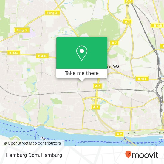 Hamburg Dom map