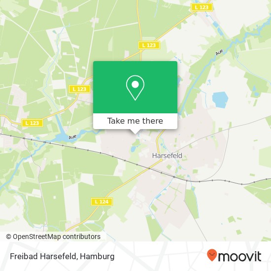 Freibad Harsefeld map