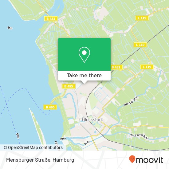 Flensburger Straße map