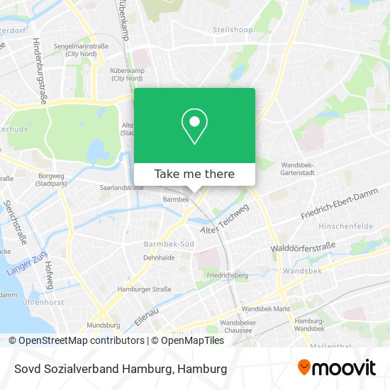 Карта Sovd Sozialverband Hamburg