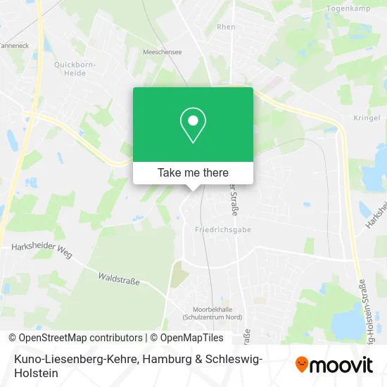 Карта Kuno-Liesenberg-Kehre