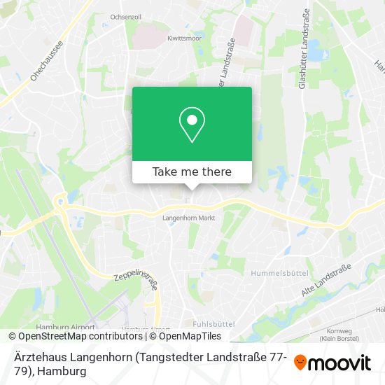 Ärztehaus Langenhorn (Tangstedter Landstraße 77-79) map